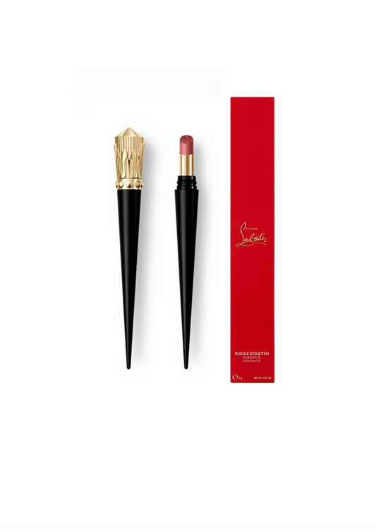 Christian Louboutin Rouge Stiletto Lumi Matte Matte Lipstick - Peach Cabaret 013L