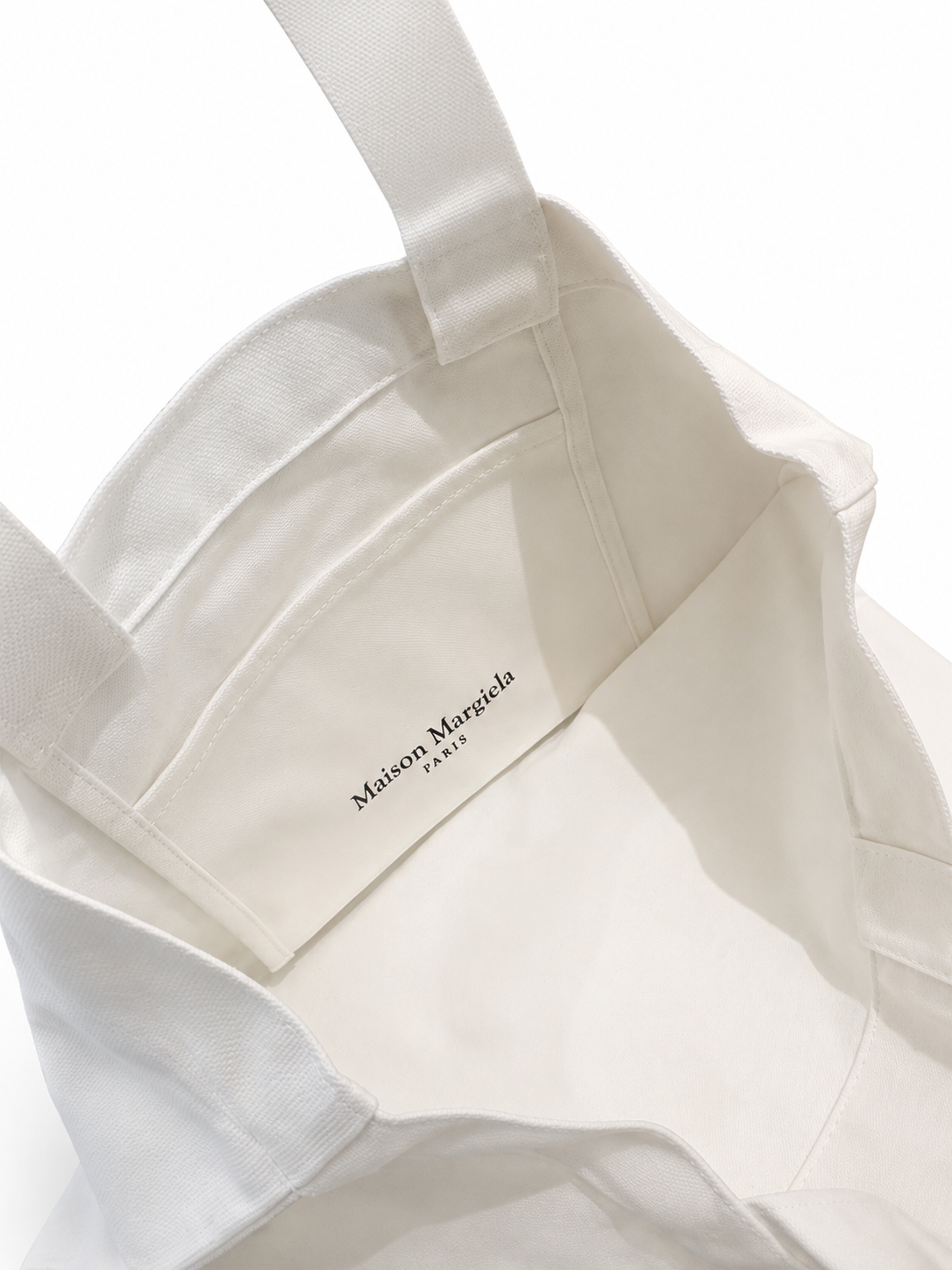 MAISON MARGIELA REPLICA თეთრი ტოუტ-ჩანთა 40.5×31.5 სმ