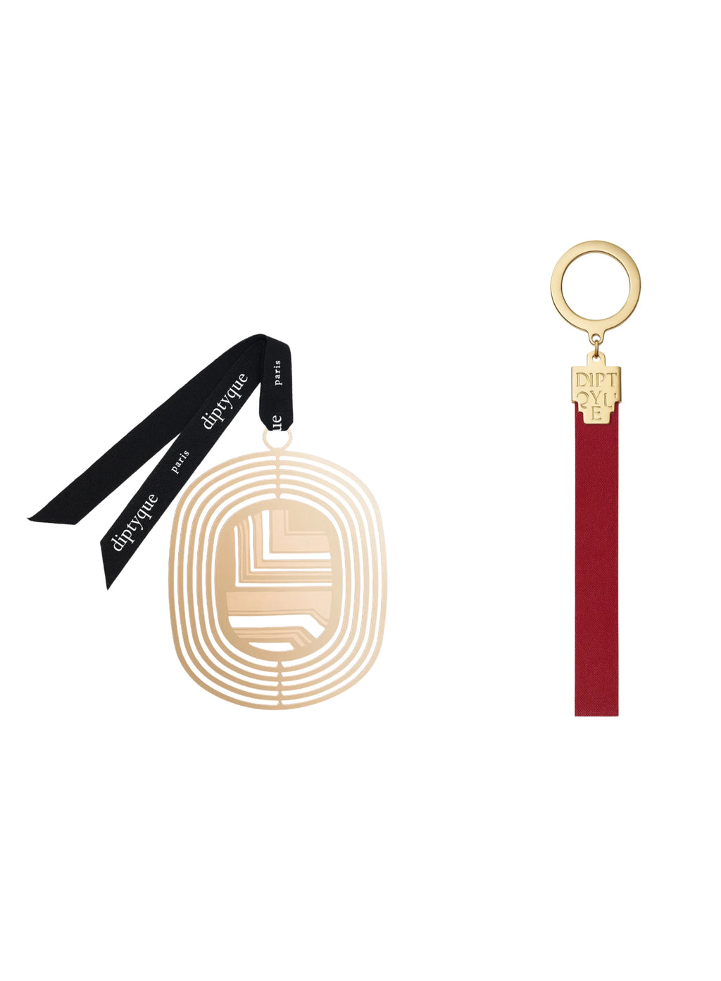 DIPTYQUE Baies Candle 70G Limited Edition Gift Box with Christmas Ornament & Keychain Set