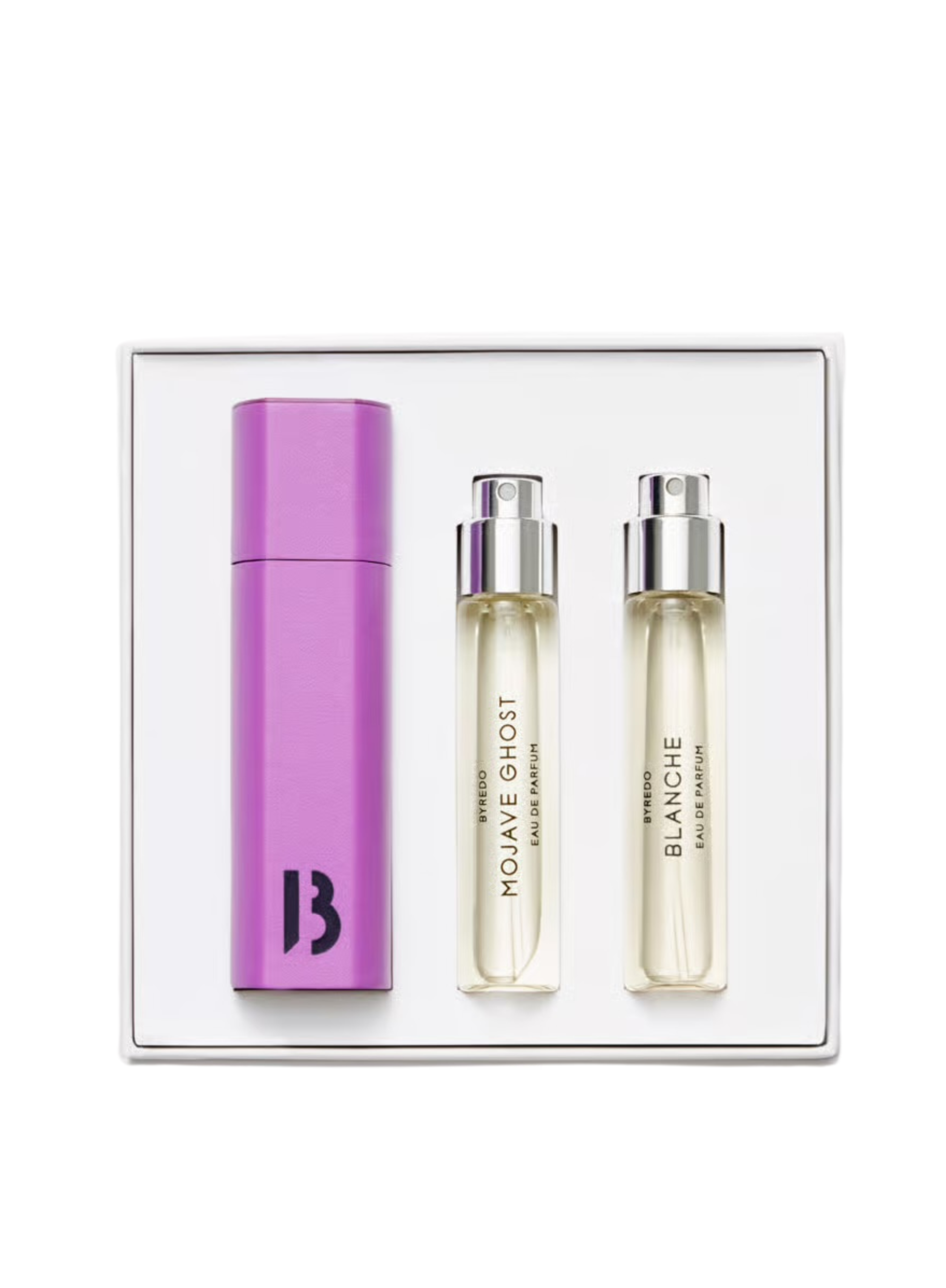 BYREDO LA SÉLECTION ICONIQUE  - BLANCHE, MOJAVE GHOST, ROSE OF NO MAN'S LAND 12ML And Case