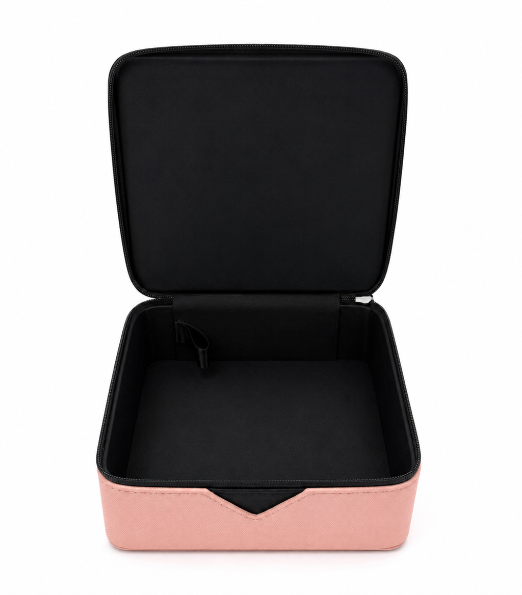 PRADA Ultra Rare Cosmetic Bag Black And Pink 15x16cm