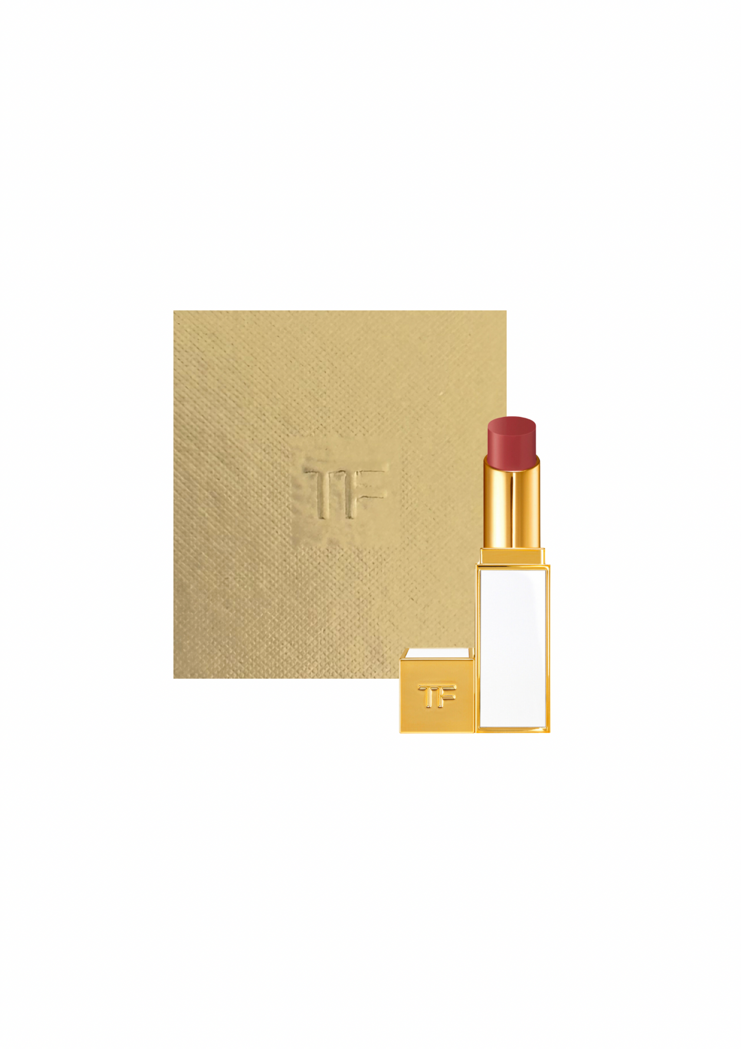 Tom Ford Flowery Colorful Fine White Tube Lipstick, #32 Gold Box