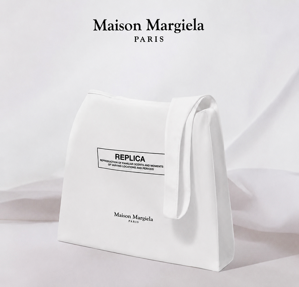 Maison Margiela Cotton Tote Bag 35×32 cm — Complimentary Hand Lotion 15 ml