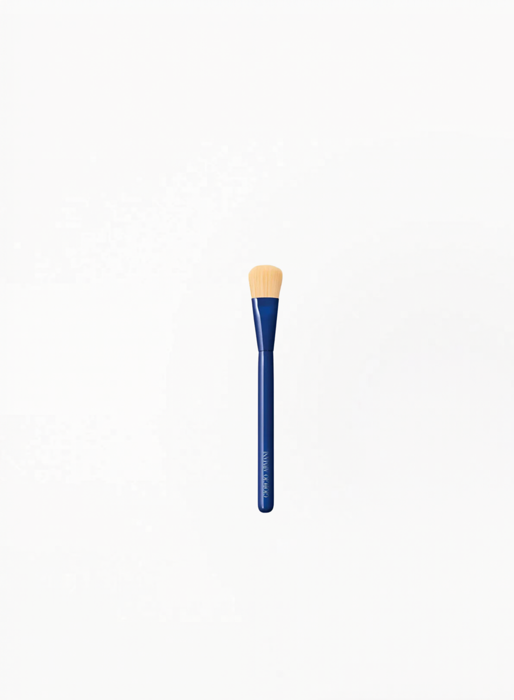 Giorgio Armani Maestro Brush with sleek black handle and densely packed bristles, luxury professional makeup brush for flawless foundation application, available at Exquisite.

