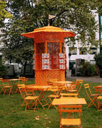 HERMÈS Shanghai ლიმიტირებული ტოუტ-ჩანთა Le Monde d’Hermès-ის საკოლექციო გამოცემით (2022) 26x30სმ