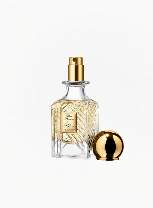 KILIAN Black Phantom Memento Mori Eau de Parfum 30ml bottle with removable gold cap on a white background