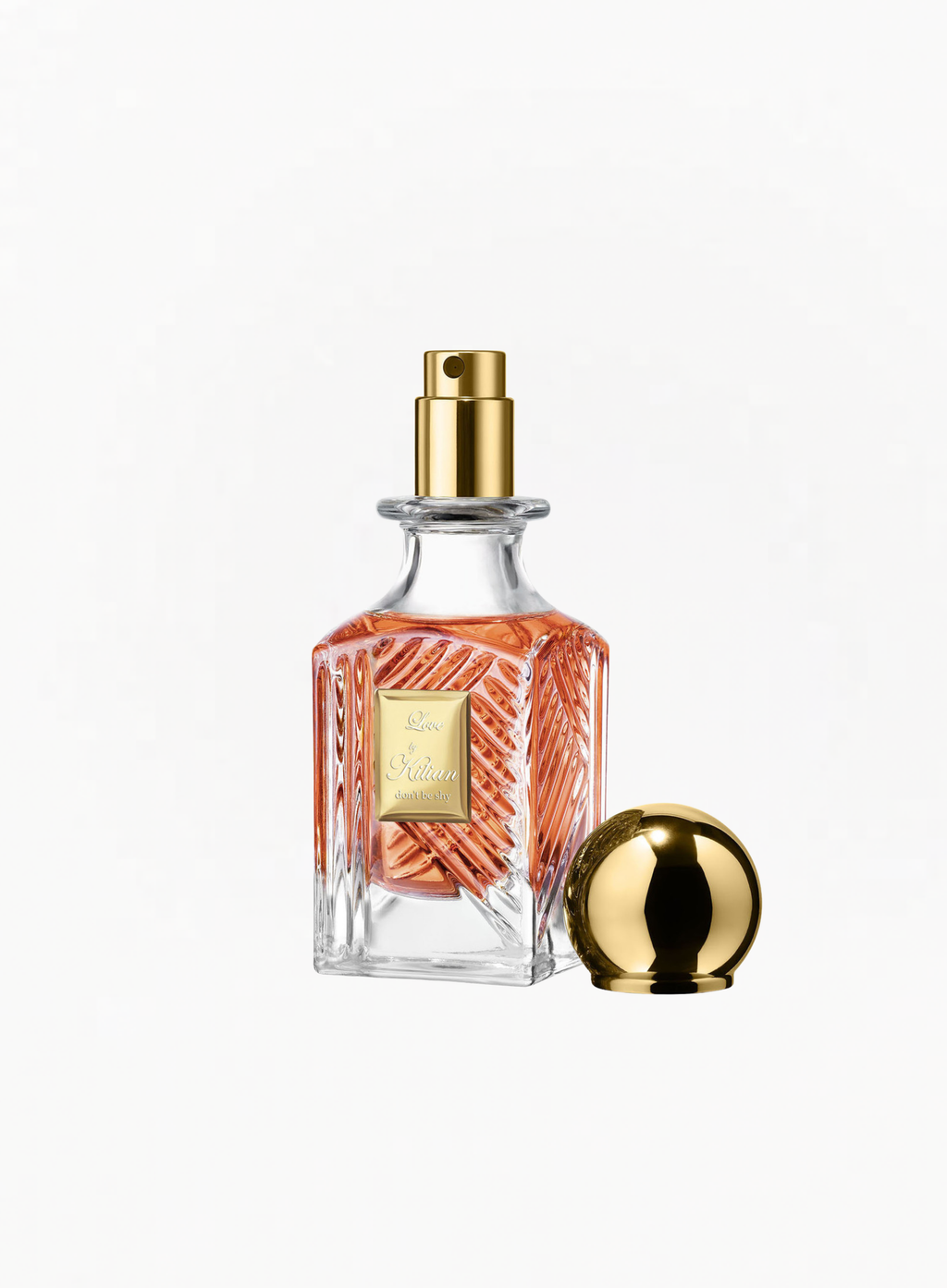 KILIAN Love, Don’t Be Shy Eau de Parfum 30ml bottle with removable gold cap on a white background