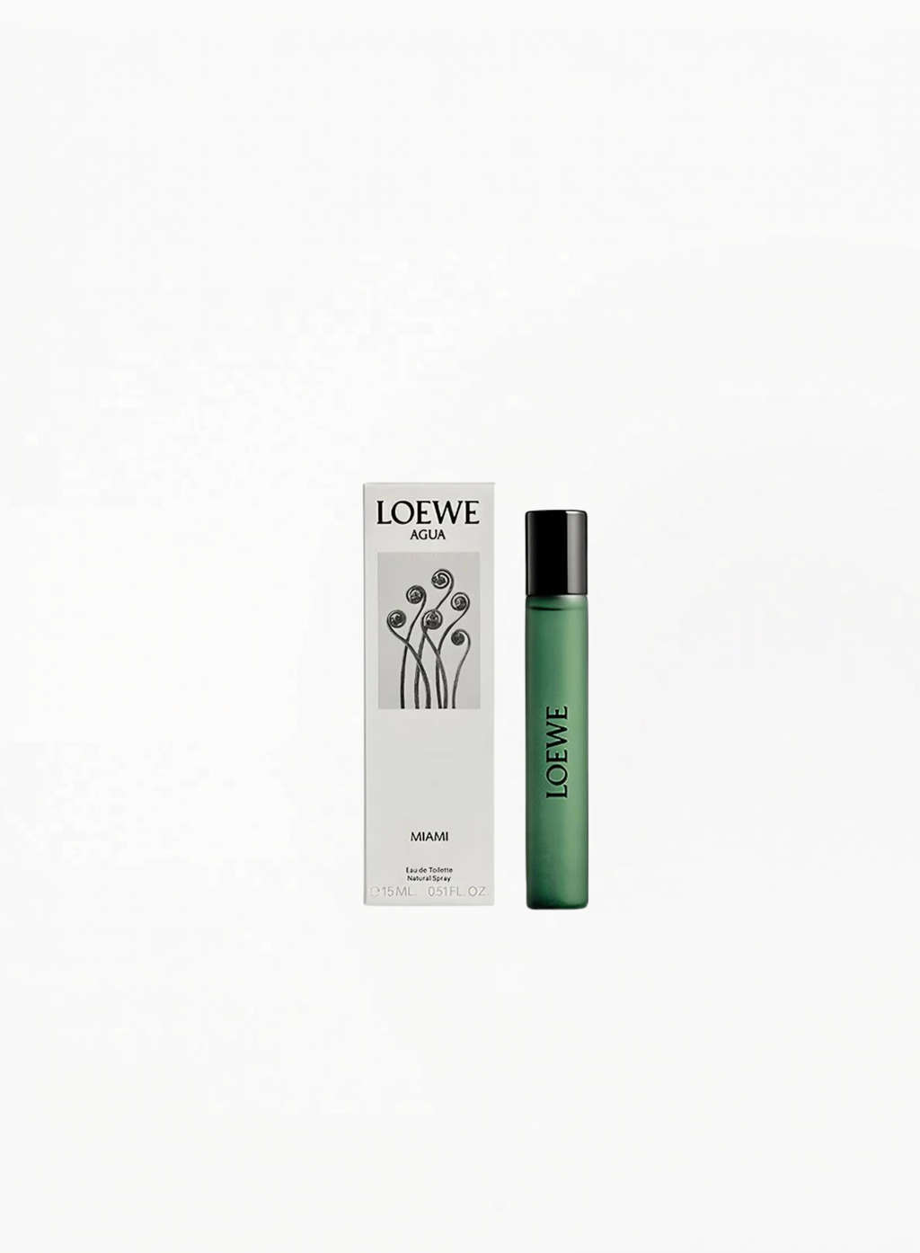 LOEWE Agua Miami Eau de Toilette 15ML perfume bottle, a fresh travel-size fragrance with colorful LOEWE design, available at Exquisite.