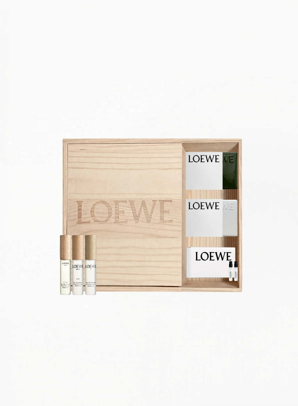 LOEWE Perfumable Ceramic with minimalist scented ceramic design for elegant home atmosphere, available at Exquisite.