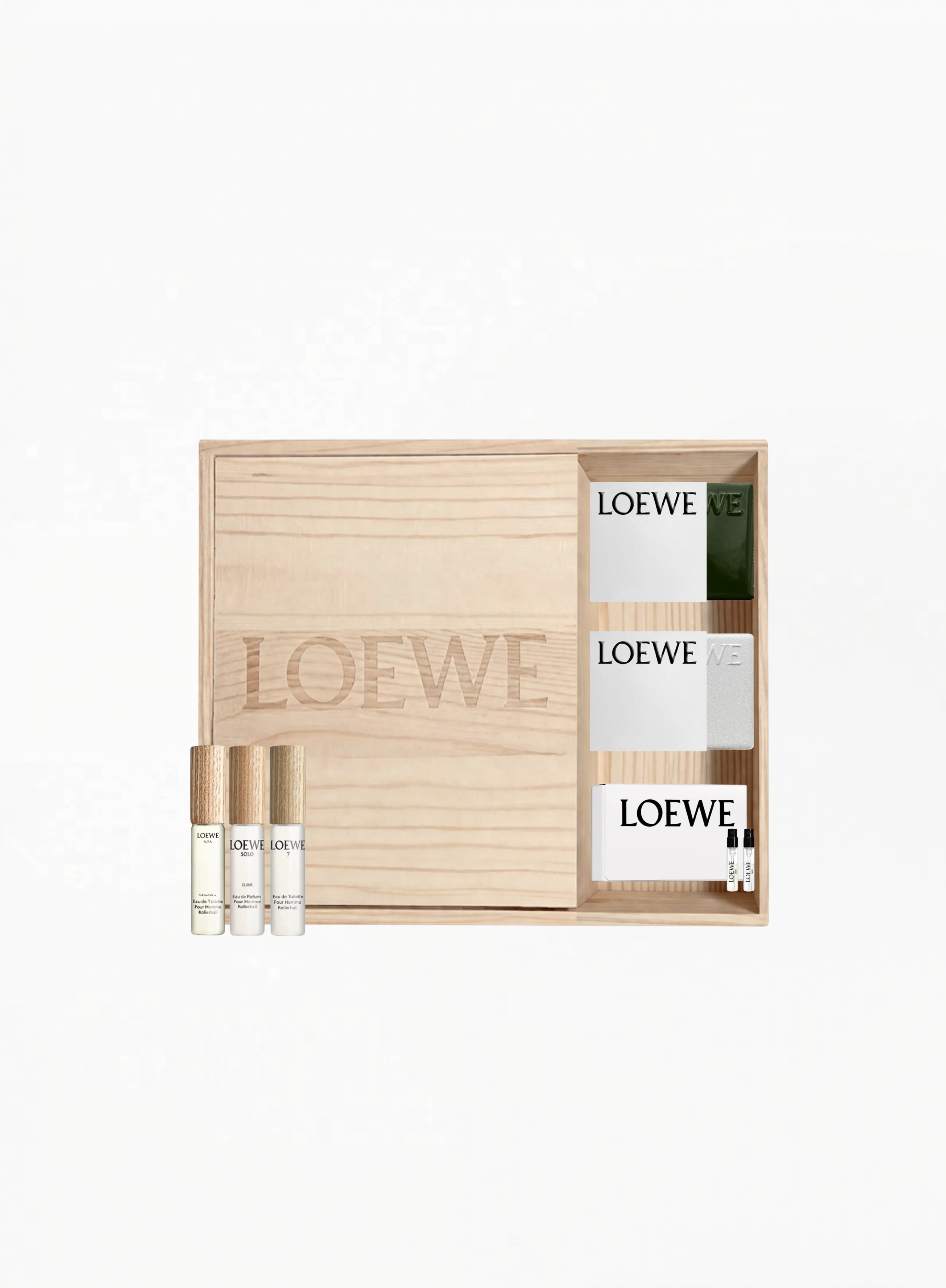 LOEWE Perfumable Ceramic with minimalist scented ceramic design for elegant home atmosphere, available at Exquisite.