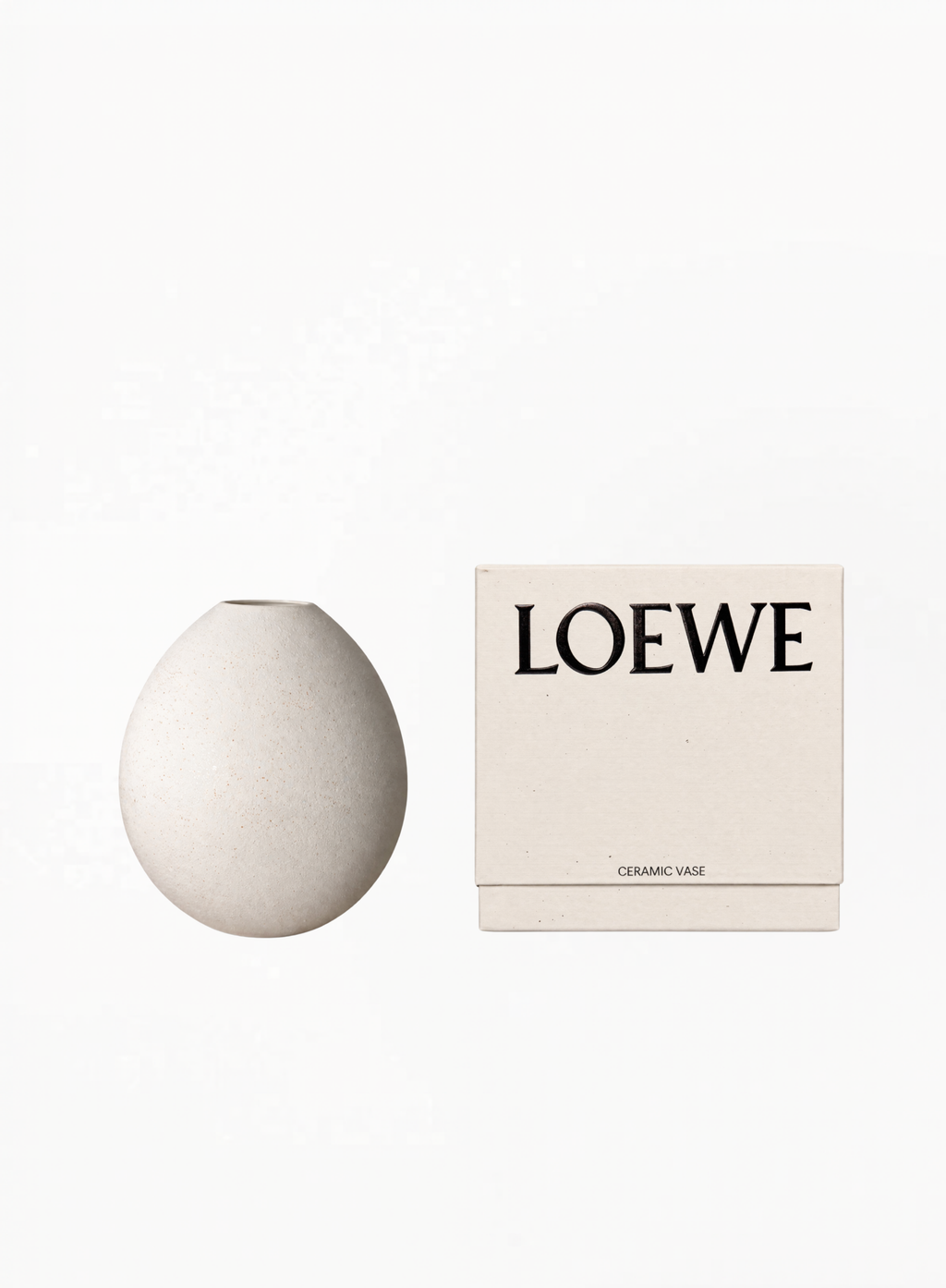 LOEWE Sculptural Ceramic Vase Limited Edition with artistic ceramic design and collectible luxury presentation, available at Exquisite.