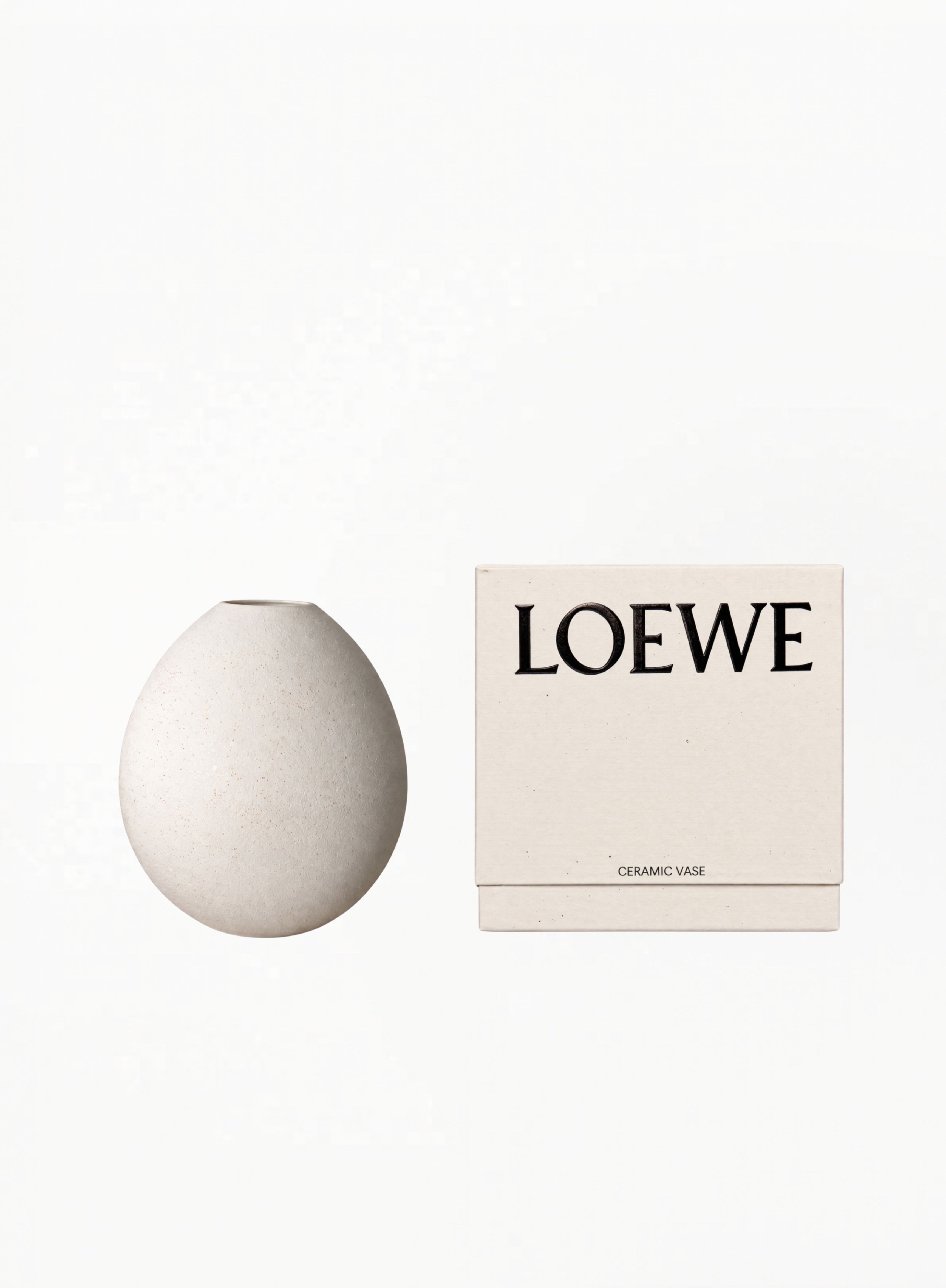 LOEWE Sculptural Ceramic Vase Limited Edition with artistic ceramic design and collectible luxury presentation, available at Exquisite.