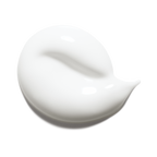 White cream swatch on a transparent background