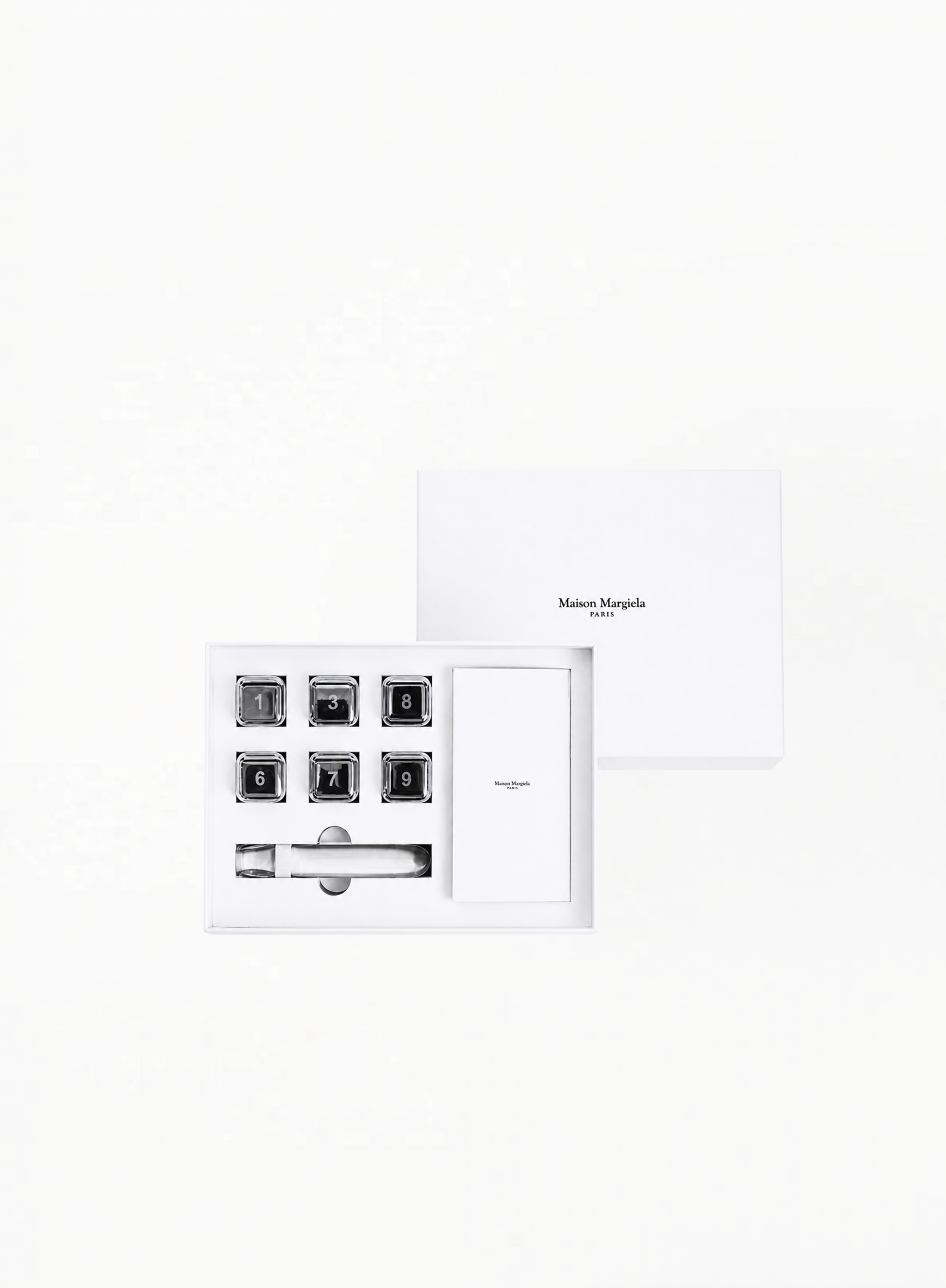 Maison Margiela Luxury Cooling Stones for Drinks, authentic Maison Margiela lifestyle accessory available at Exquisite.