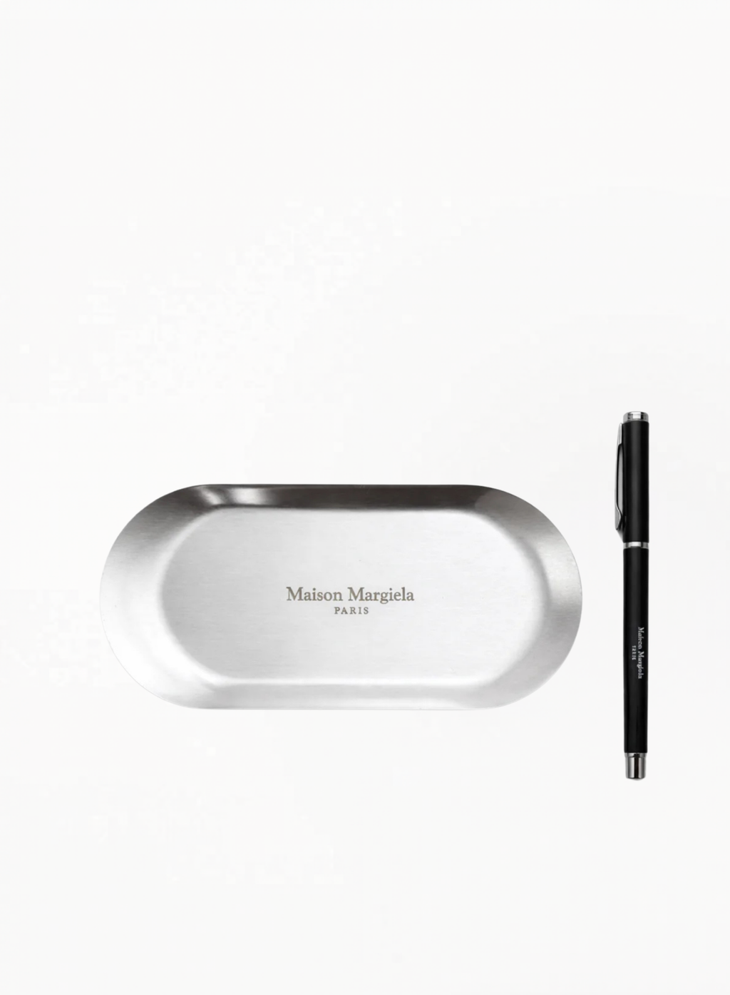 Maison Margiela Paperweight and Black Pen Limited Edition with Golden Gift Box — authentic Maison Margiela gift accessory set, curated by Exquisite.