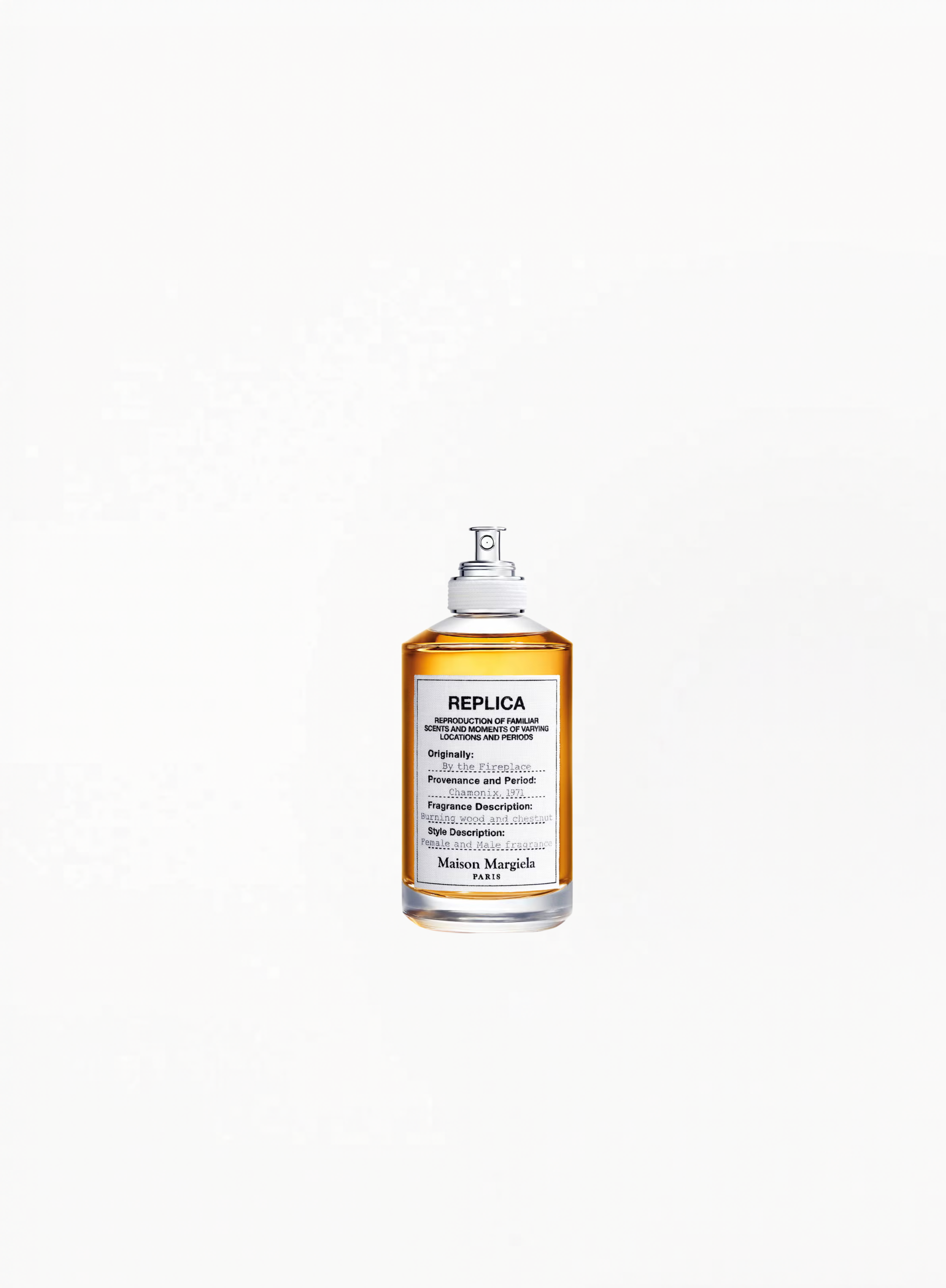 Maison Margiela REPLICA By the Fireplace Eau de Toilette 100ML, authentic luxury fragrance available at Exquisite.
