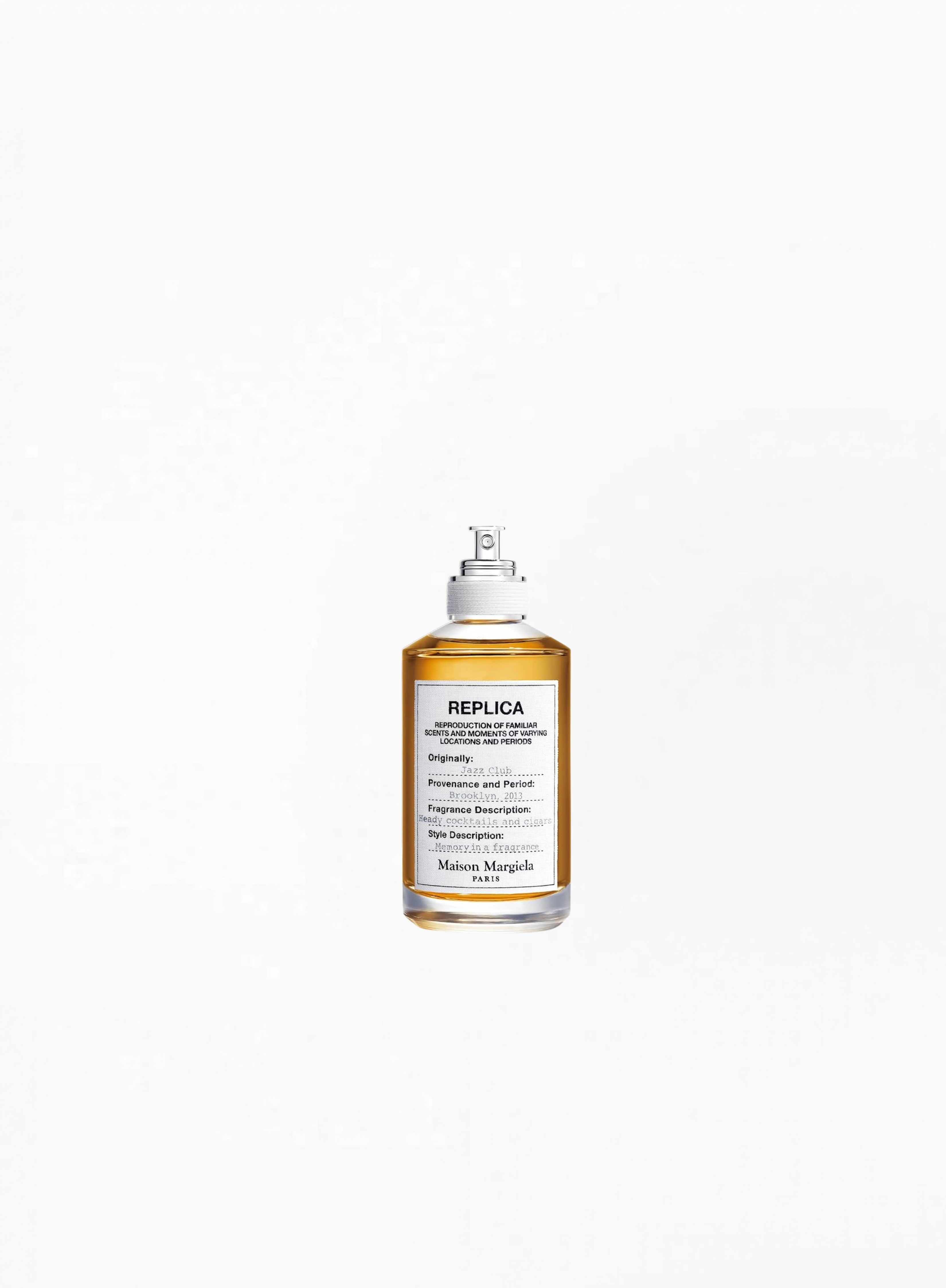 Maison Margiela REPLICA Jazz Club Eau de Toilette 100ML, authentic luxury fragrance available at Exquisite.