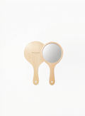 Maison Margiela Ultra Limited Edition Wooden Mirror, authentic luxury lifestyle accessory available at Exquisite.