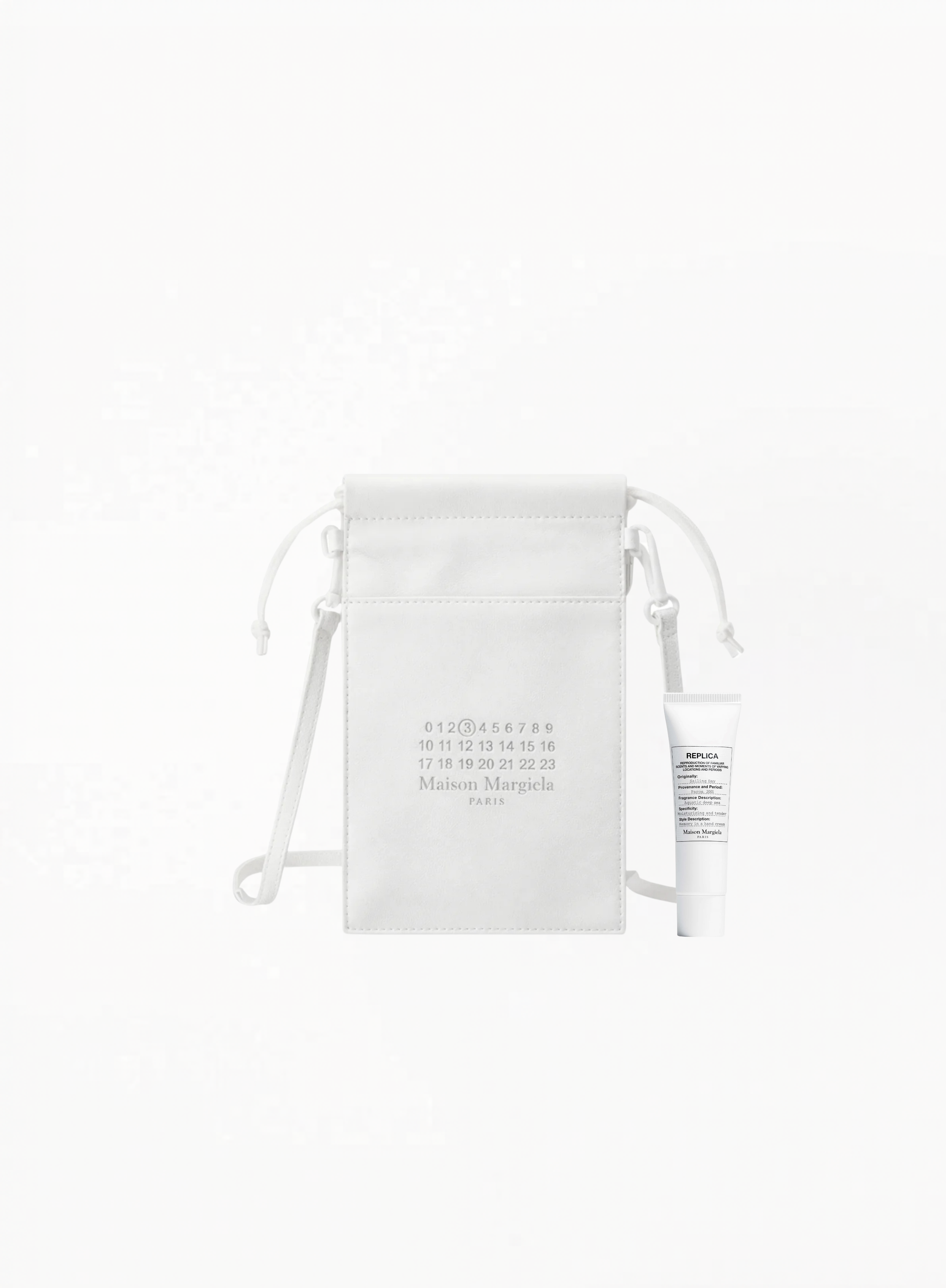Maison Margiela White Bag 12x19.5cm and Body Lotion 15ML