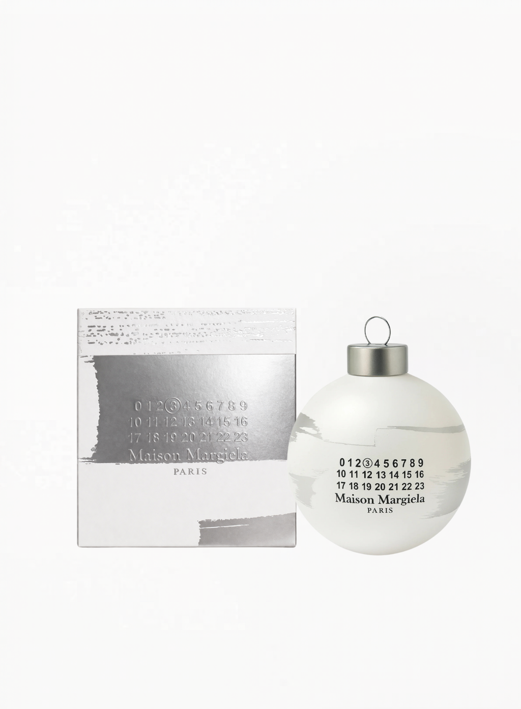 Maison Margiela ultra-limited Christmas tree ornament with signature minimalist design, available at Exquisite.