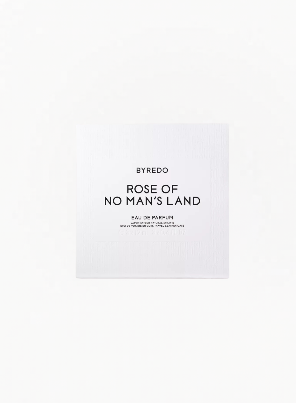  Original BYREDO Rose of No Man’s Land Eau de Parfum Travel Gift Set box for the limited-edition 3 × 12ml fragrance collection with leather travel case at Exquisite.