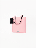 PRADA Two-Sided Cosmetics Tote in black and pink with branded tag, spacious 37x36cm premium tote bag for beauty essentials and daily use by Exquisite.