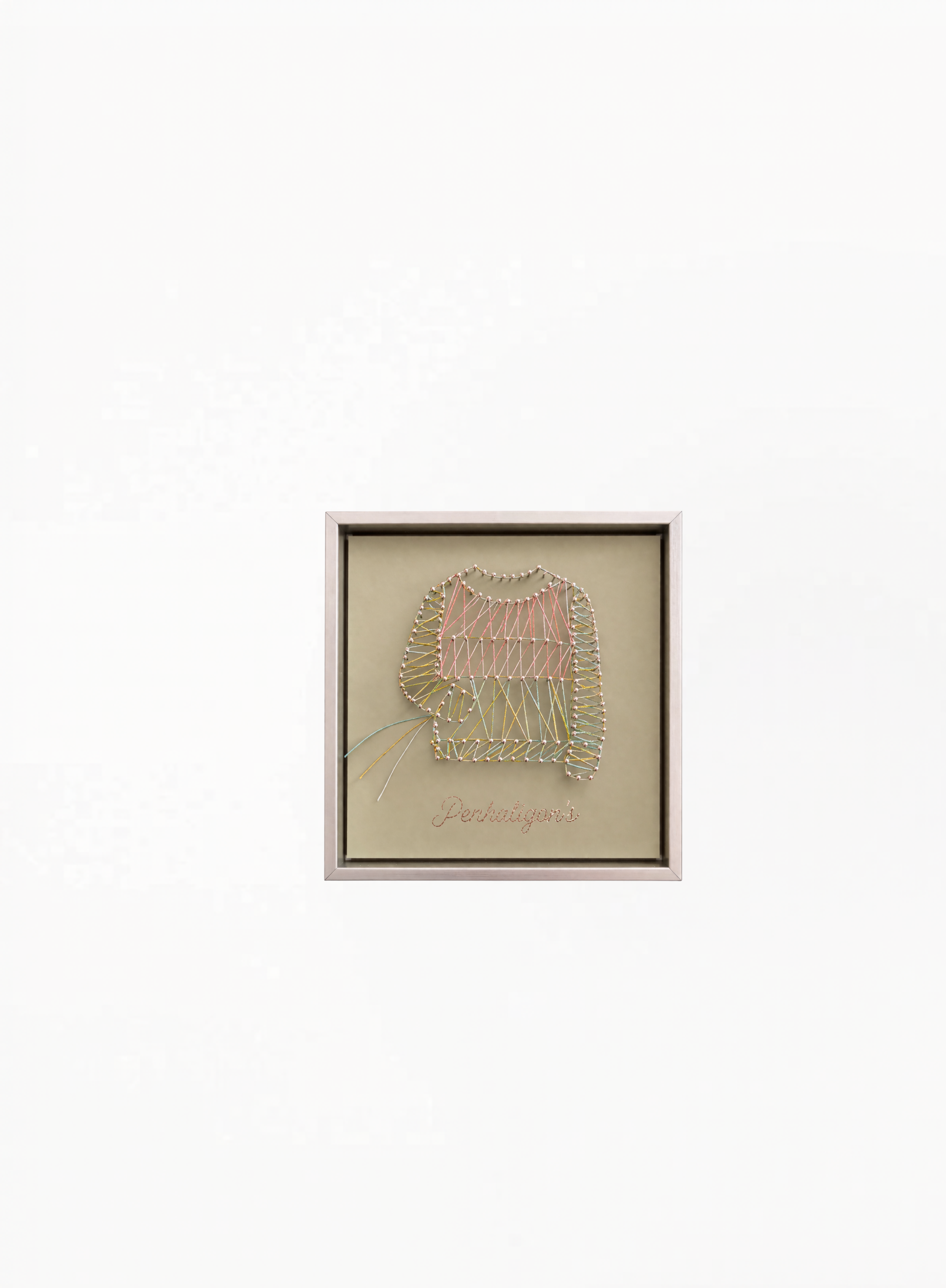 Penhaligon’s Heritage Framed Artwork Exclusive Edition featuring refined vintage-inspired illustration in an elegant luxury frame on a clean white background for Exquisite.
