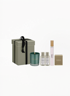 Penhaligon’s Luna Limited Edition Gift Set featuring a 10ml Luna fragrance, scented candle, body lotion, and shower gel in elegant branded packaging on a clean white background for Exquisite.