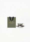 Penhaligon’s Tea Cup Exclusive Edition featuring an elegant collectible tea cup with refined British-inspired luxury detailing by Exquisite.