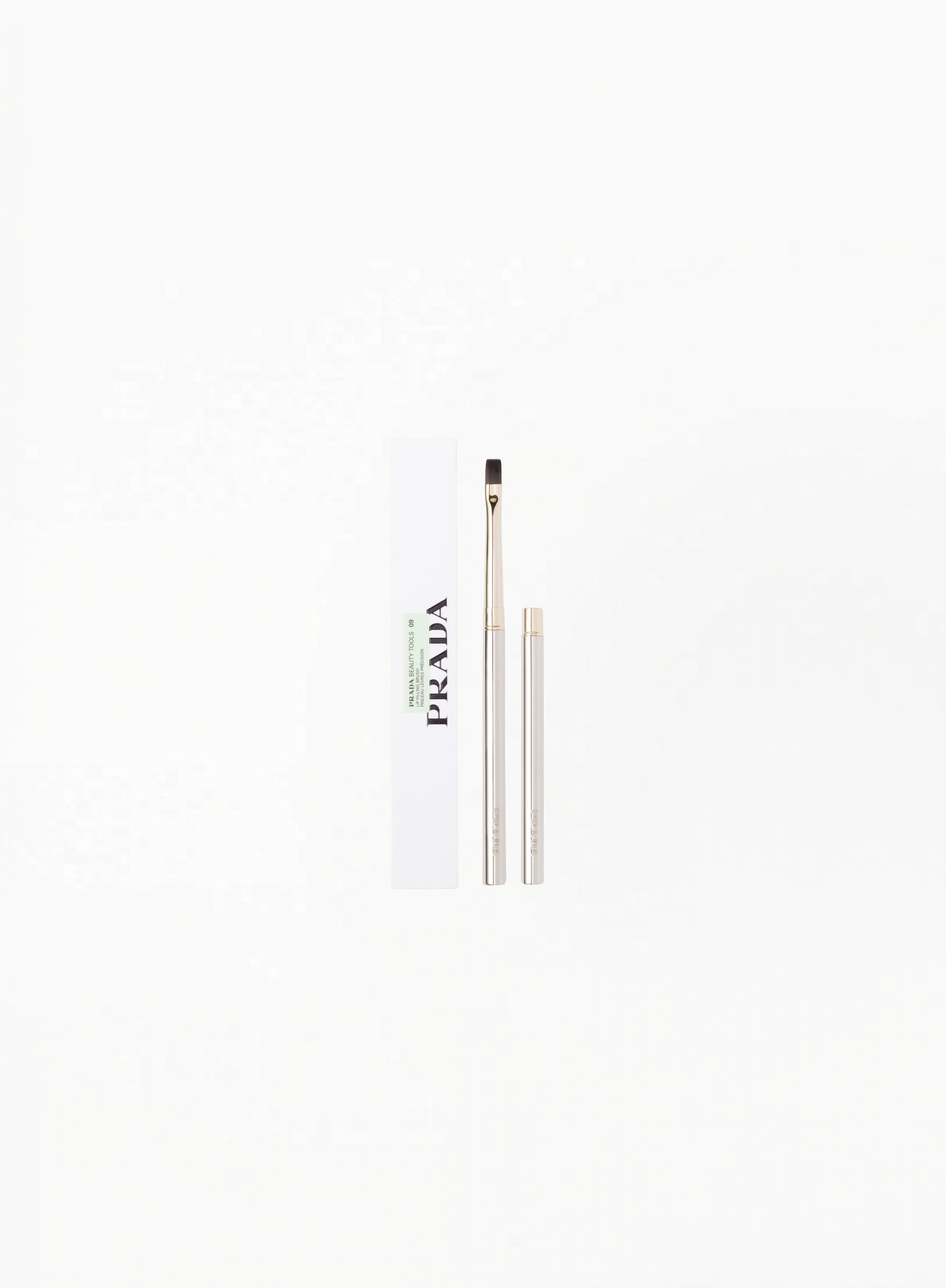 Prada 09 Lip Filling Brush with precision tapered design for smooth lipstick application and refined makeup detailing by Exquisite.