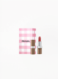 Prada Lipstick B101 presented in a Limited Edition brown Prada case and matching gift box, displayed on a clean background with authentic Prada Beauty luxury packaging and refined elegant details.
