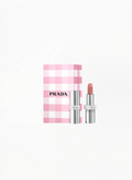 Prada Lipstick P60 with Limited Edition Prada gift box, displayed in elegant authentic luxury packaging on a clean background, featuring Prada Beauty’s refined design and collectible presentation.