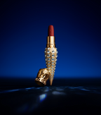 CHRISTIAN LOUBOUTIN Rouge Louboutin Strass Limited Edition Gift Set – L’Écrin Strass Refillable Lipstick Case with 003G Mundo Red