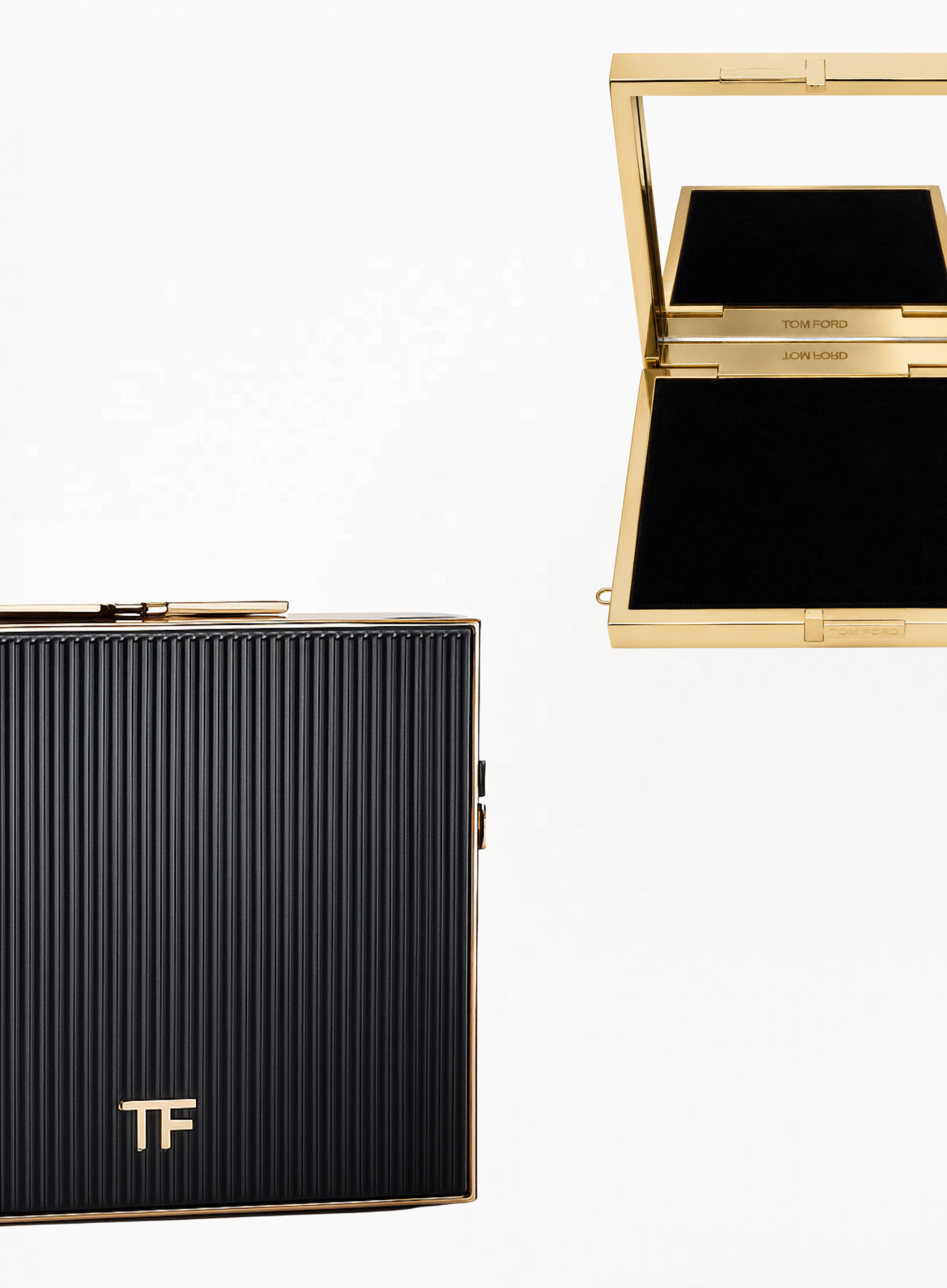 Tom Ford Limited Edition Metal Bag 10.5×10.5 cm with Mirro