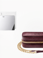 TOM FORD ლიმიტირებული სარკე და ტუჩსაცხის ჩანთა 10x3.5x4.5სმ