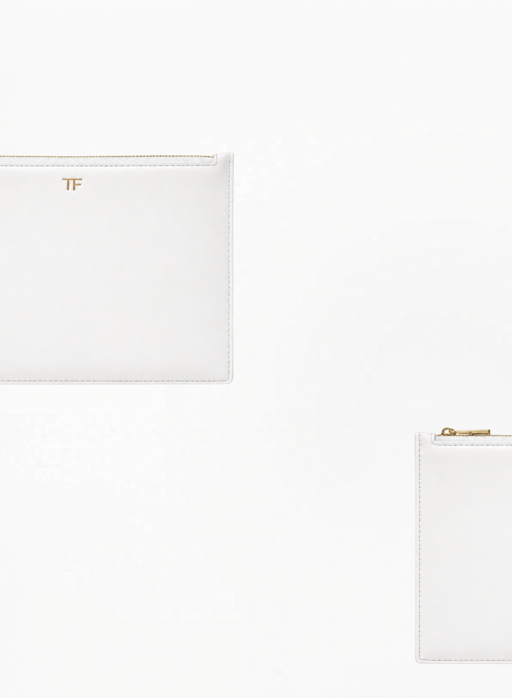 Tom Ford Limited Edition White Cosmetic Bag With Box