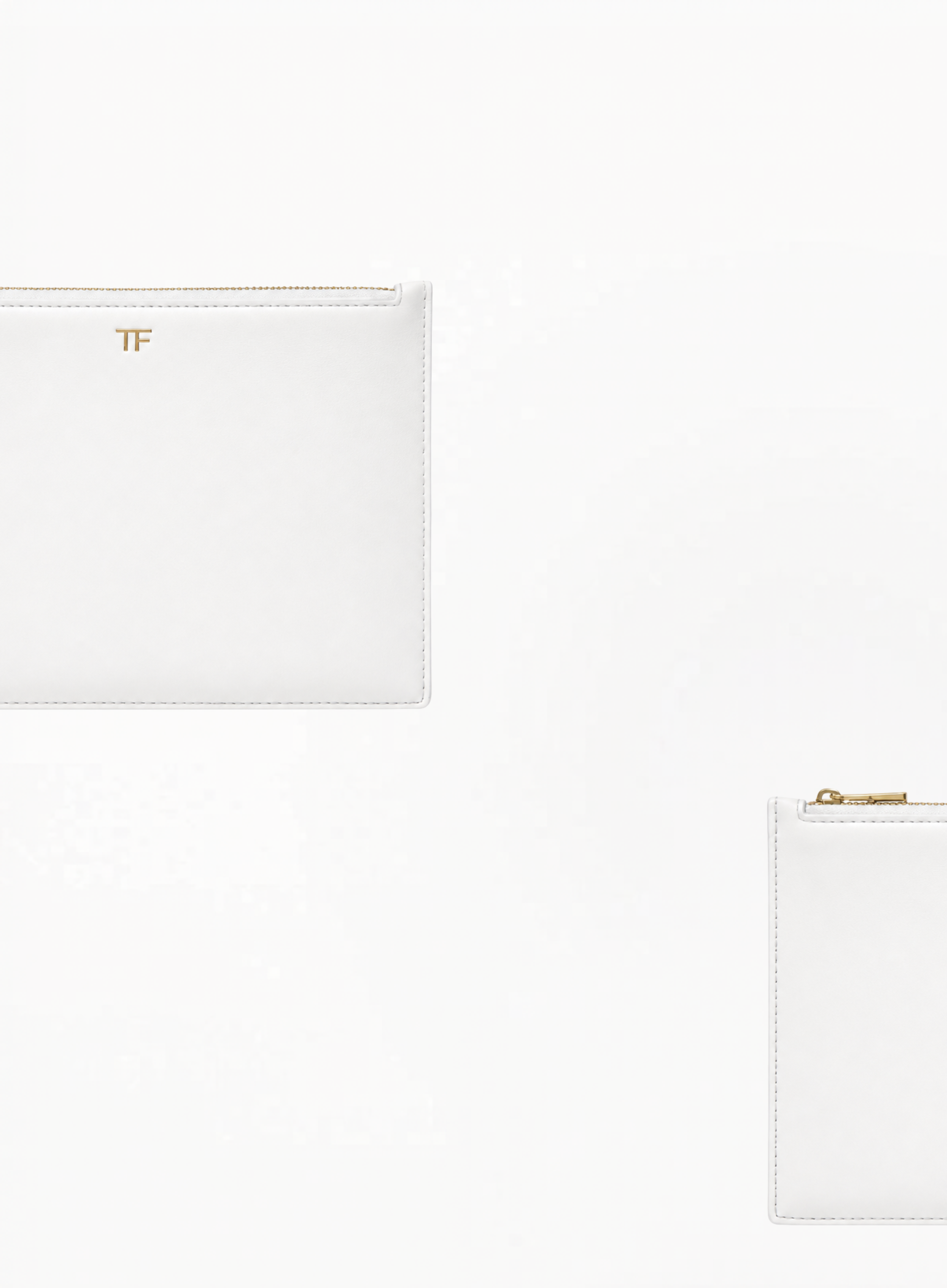 Tom Ford Limited Edition White Cosmetic Bag With Box