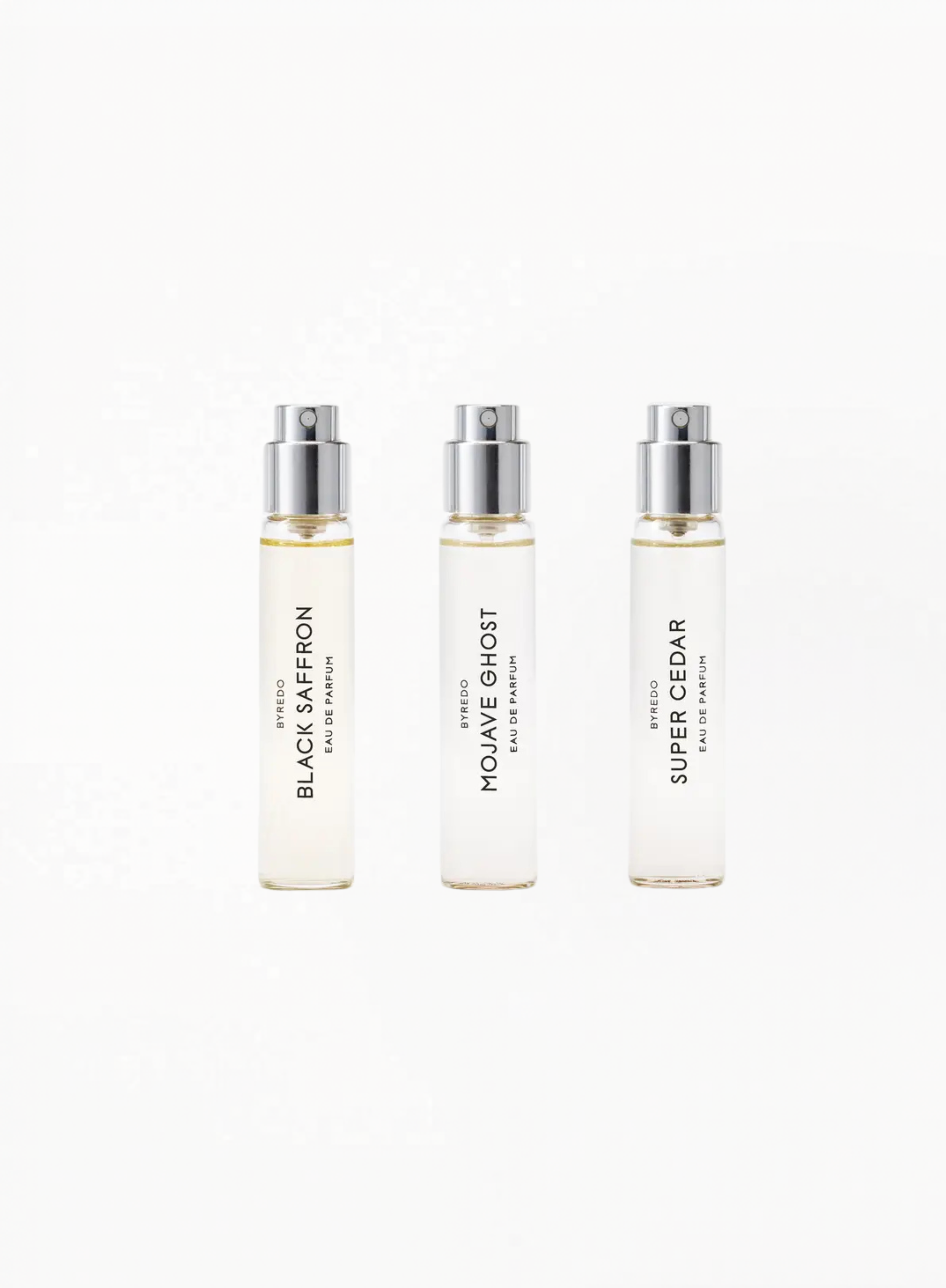 BYREDO La Sélection Boisée – Travel Fragrance Set (3 × 12ml)