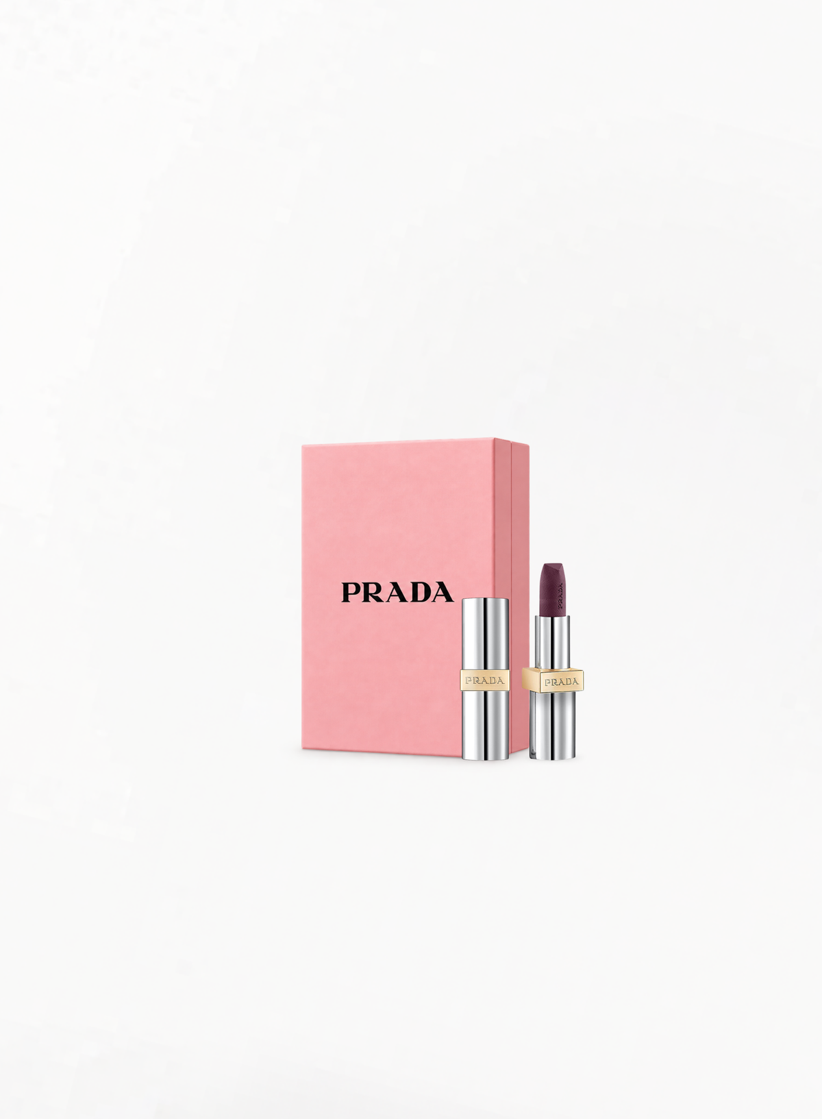 PRADA Monochrome Soft Matte ტუჩსაცხი P57 ლიმიტირებული გამოშვების ყუთით