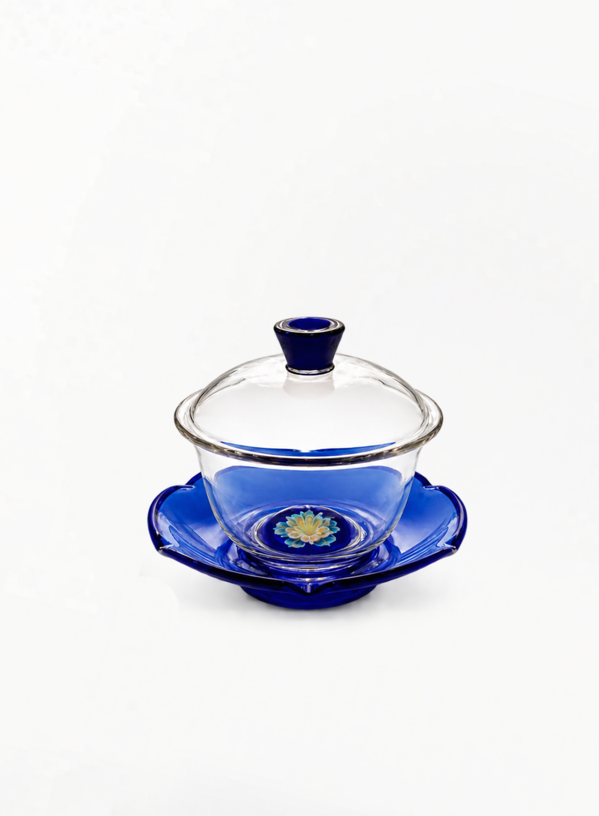 GUERLAIN Limited Edition Glass Tea Cup with Lid