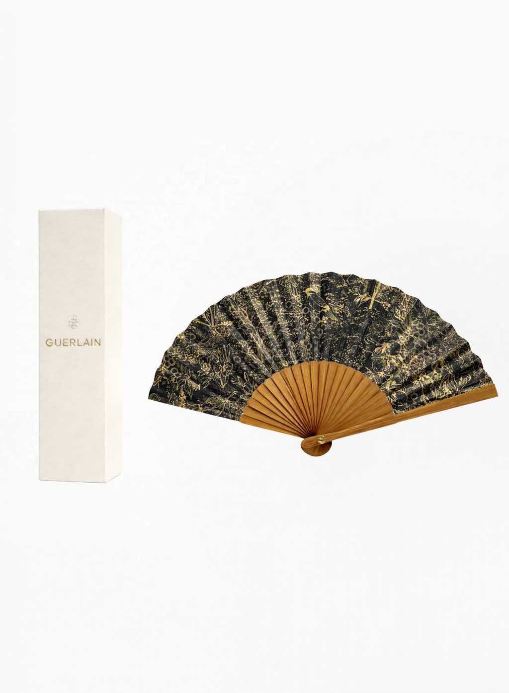 Guerlain Wooden Hand Fan – Limited Edition (Size M)