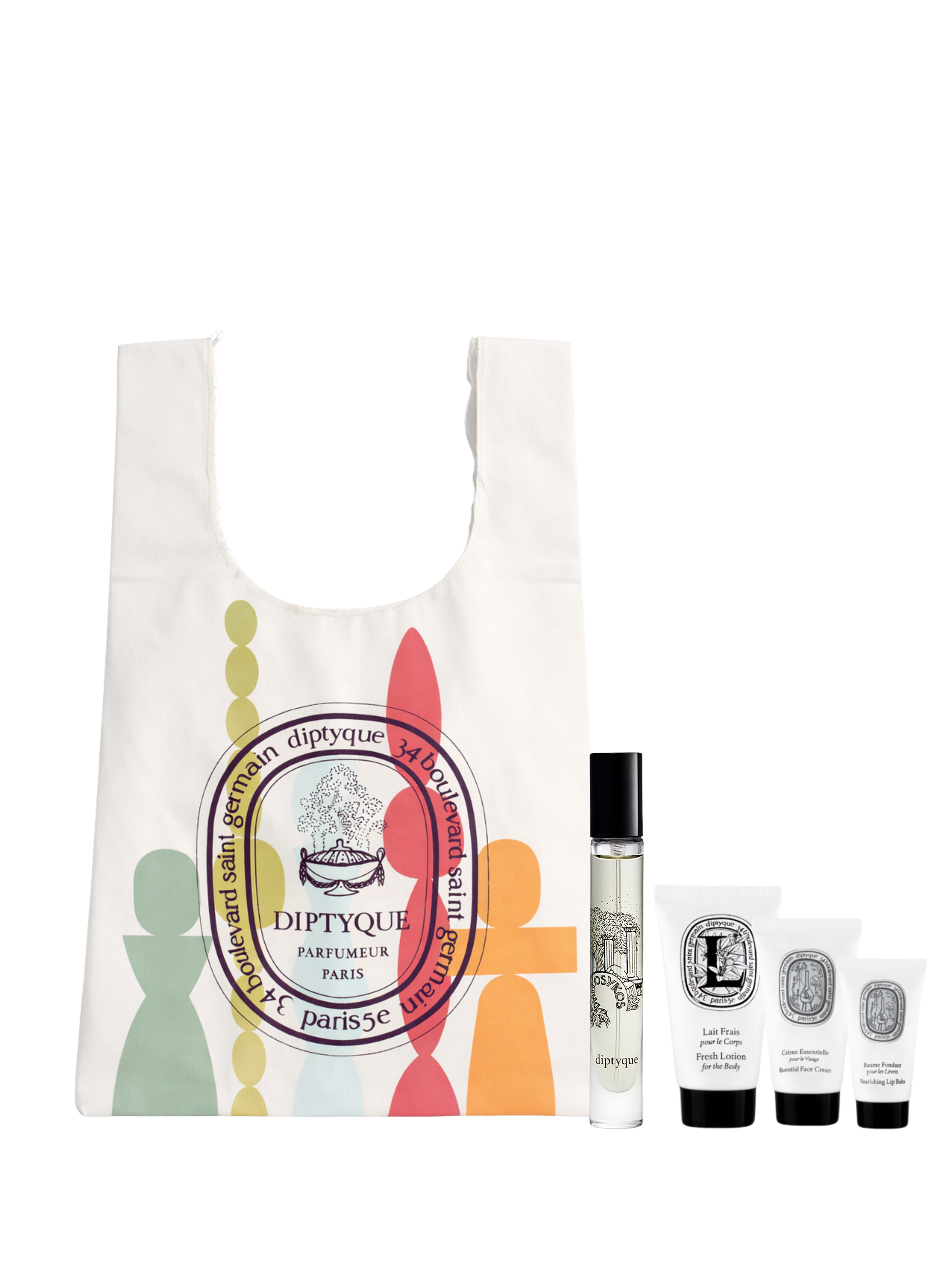 Diptyque Philosykos x Do Son Gift Set – Spray Fragrance / Skincare & Tote Bag 54x31cm