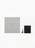 Tom Ford Mini N3 Lipstick & Premium Cosmetic Pouch luxury gift set with signature TF detailing, elegant black design, and refined beauty accessories at Exquisite.
