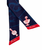 GUERLAIN Silk Twilly Scarf 96x6cm