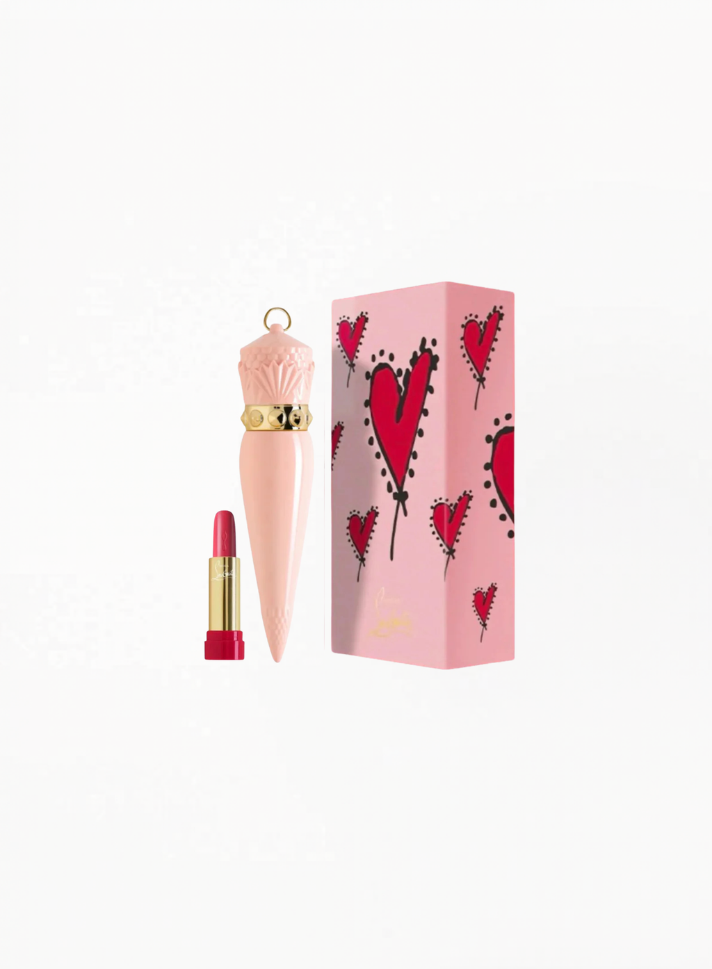 Christian Louboutin Rouge Louboutin SooooO… Glow – Lipstick Refill (Shade 008G) with Pink Case