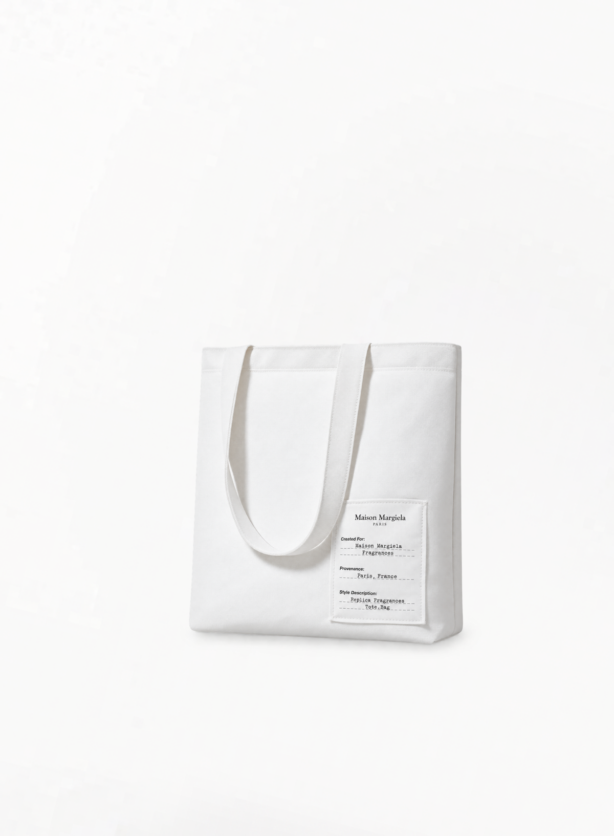 MAISON MARGIELA REPLICA თეთრი ტოუტ-ჩანთა 40.5×31.5 სმ