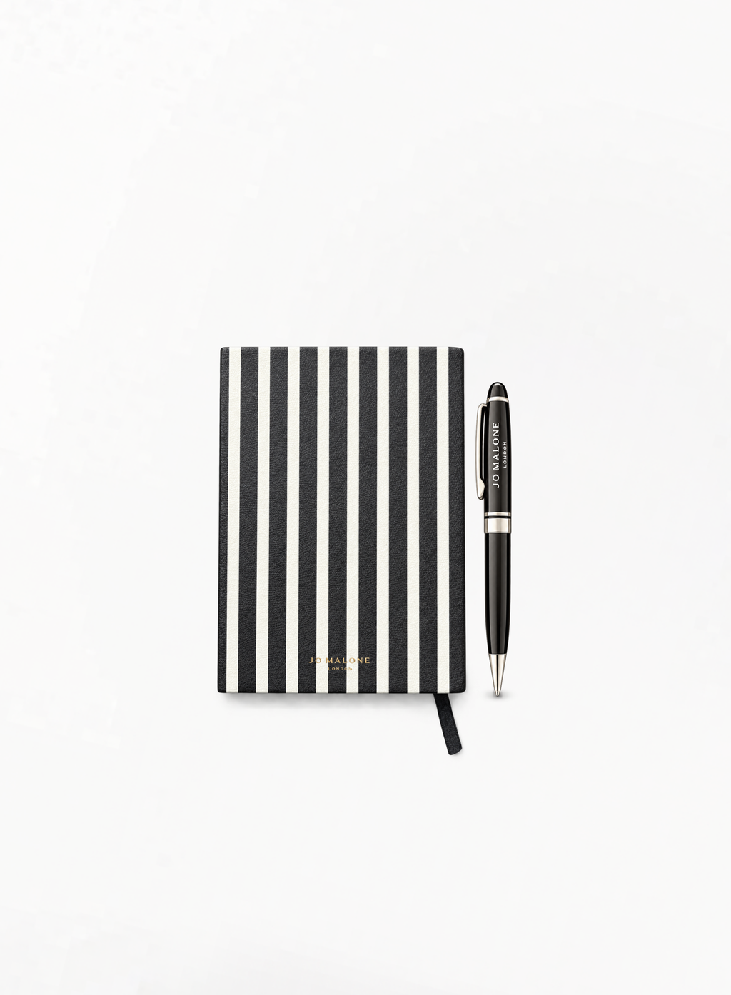 JO MALONE LONDON ზოლიანი ბლოკნოტისა და კალმის ნაკრები