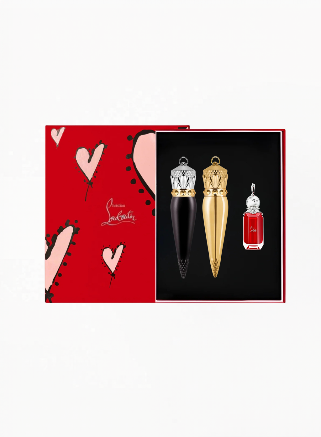 Christian Louboutin Retro Berry 148M / Grenade Love 816 And Loubirouge 9ml Gift Set