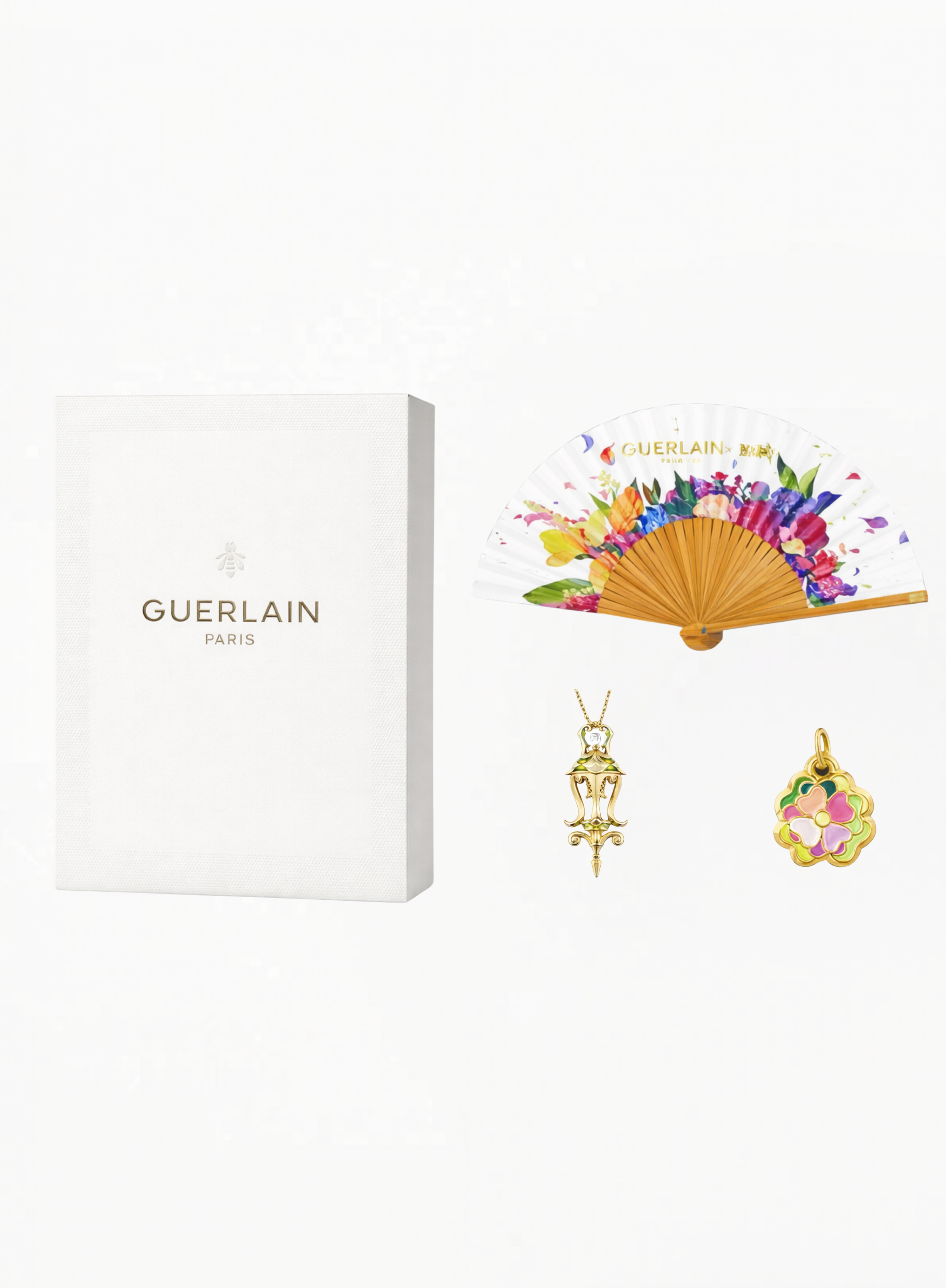 Guerlain ჰონგ კონგის ლიმიტირებული გამოცემა — მარაო და ყელსაბამი ჩარმით