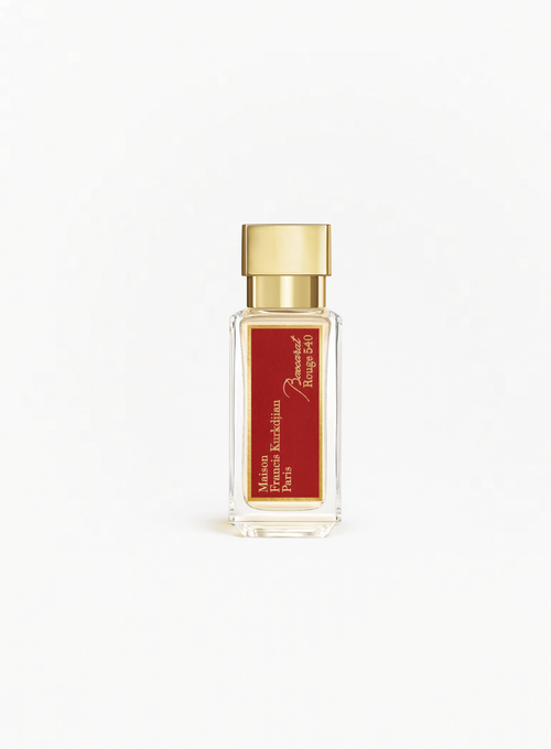 MAISON FRANCIS KURKDJIAN Baccarat Rouge 540 Eau de Parfum 35ml bottle with a gold cap and white label on a white background.